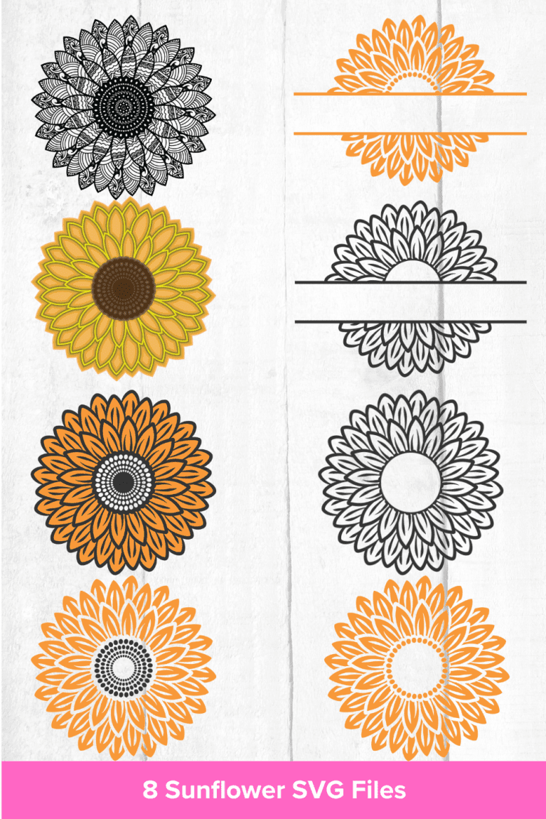 Free Summer Sunflower SVG Files