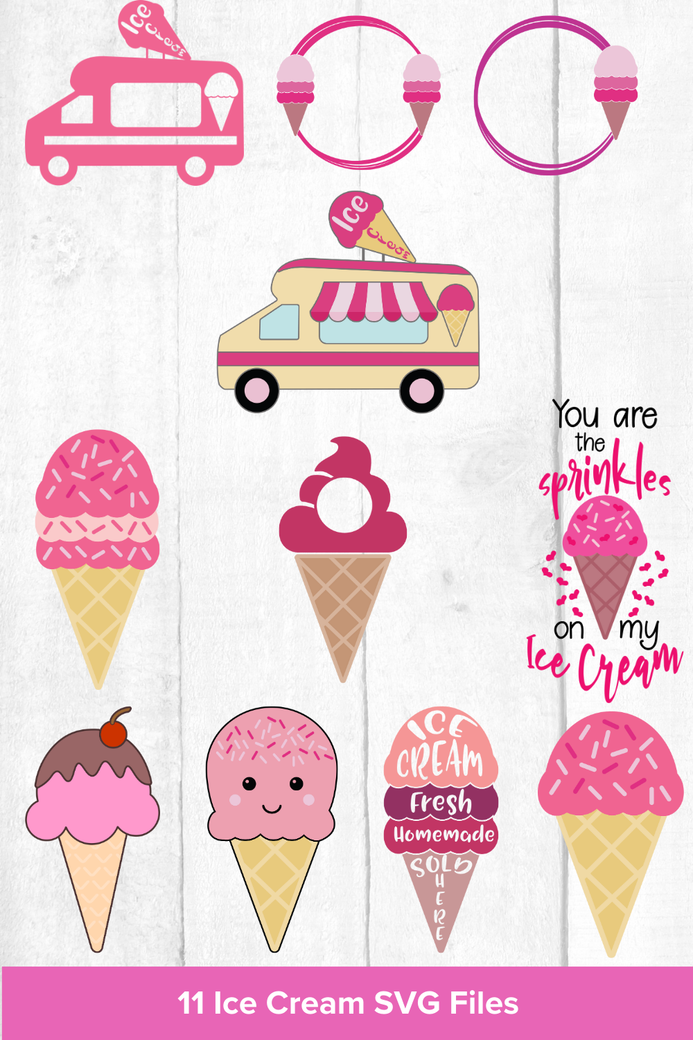 Free Ice Cream SVG Files for Cricut