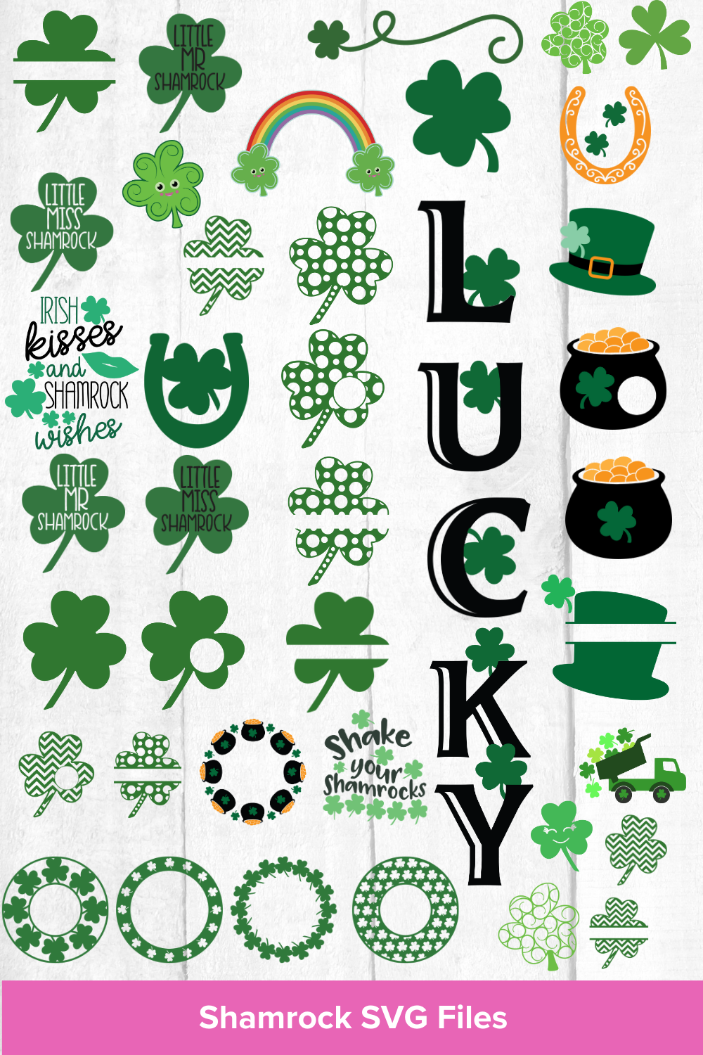 Free Saint Patrick's Day Shamrock SVG Downloads