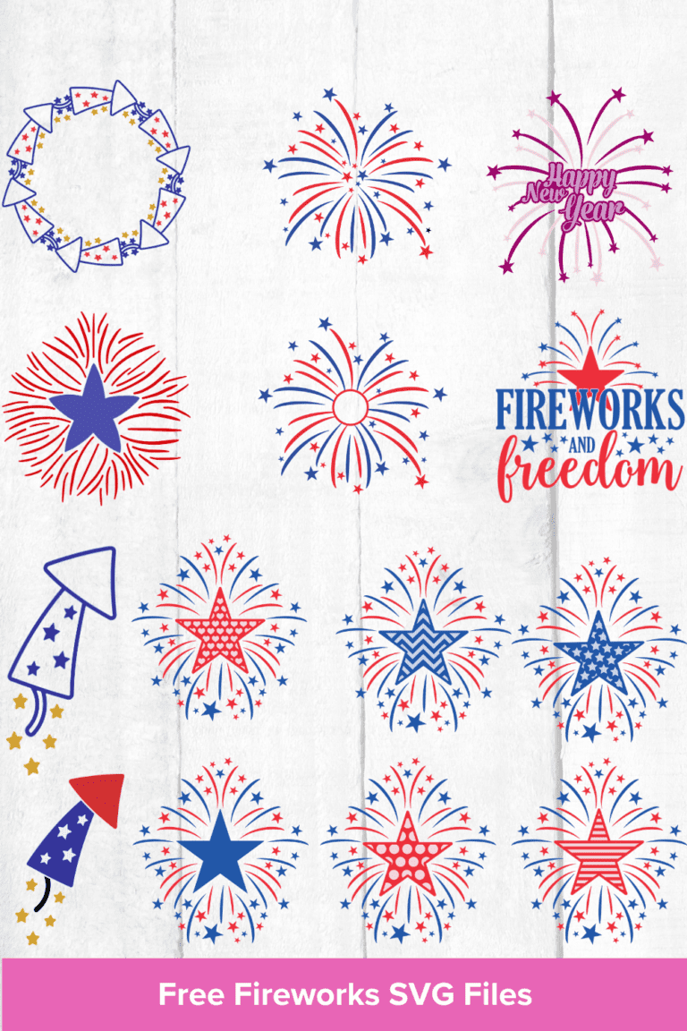Free Fireworks SVG Downloads