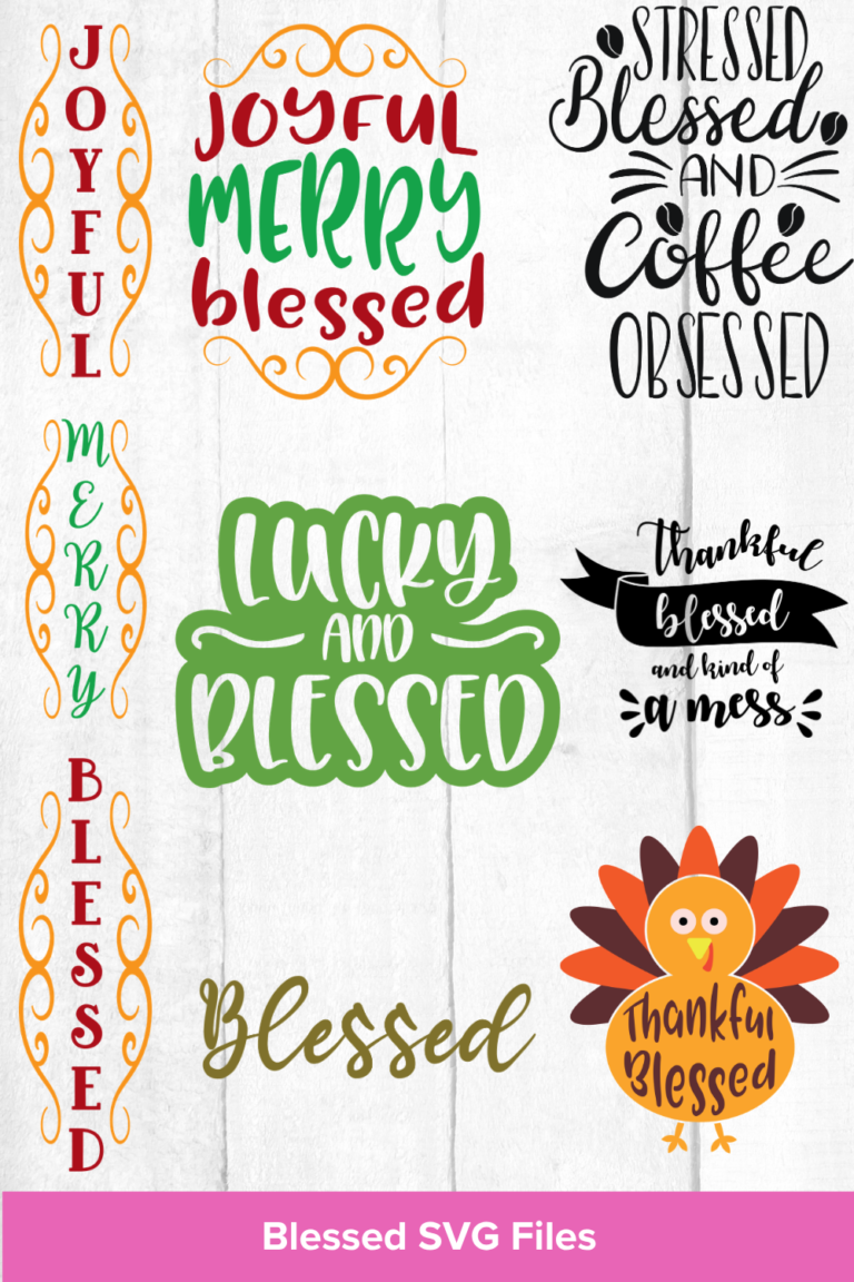 Free Blessed SVG Cut Files